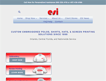 Tablet Screenshot of embroiderysolutions.net